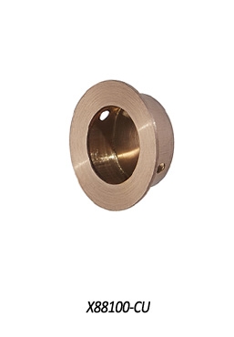 X88100-CU Flush pull handle, Copper