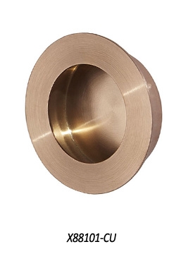 X88101 Flush pull handle, Copper