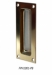 FPH1001-PB Rectangular flush pull handle, Polished brass