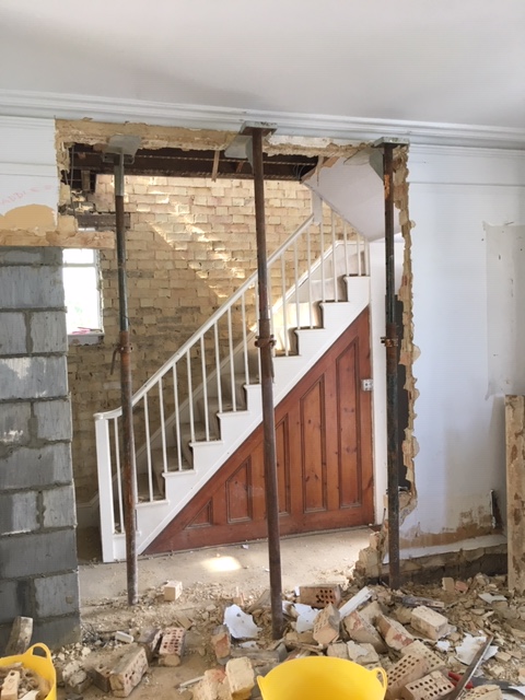 Sliding door Step 1: Renovation preparation for sliding door