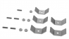 44010 channel lugs (pack of 5)