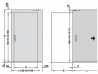 SLIDO Design 80-M concealed softstop kit, door sizes